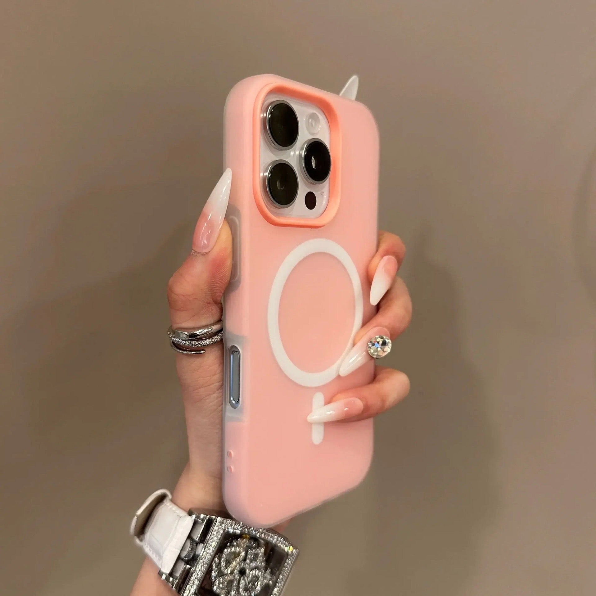 Applicable to iphone 16 Jelly Magnetic Suction Phone Case Apple Solid Color Matte Two-in-One Full Cover