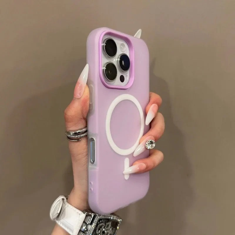 Applicable to iphone 16 Jelly Magnetic Suction Phone Case Apple Solid Color Matte Two-in-One Full Cover